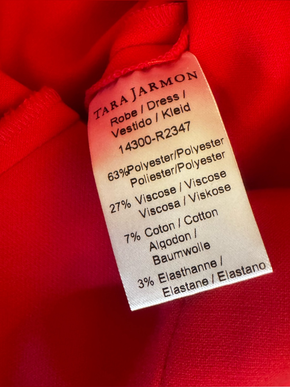 Tara Jarmon Magenta Pink Shift Dress | White Trim Pocket Detail | EU 38 (US 6) - Picture 6 of 14